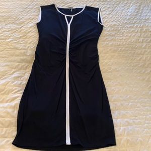 Vince Camuto black dress. Size larger.